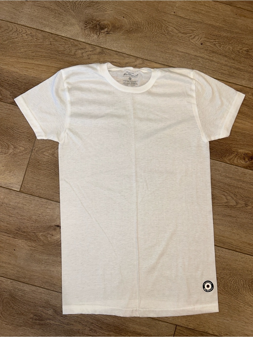 Ben Sherman White Short Sleeve Crewneck Tee
